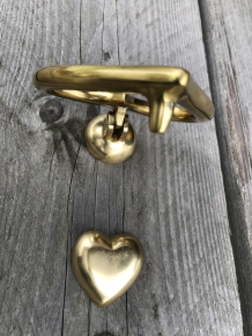 Beautiful door knocker heart shape 