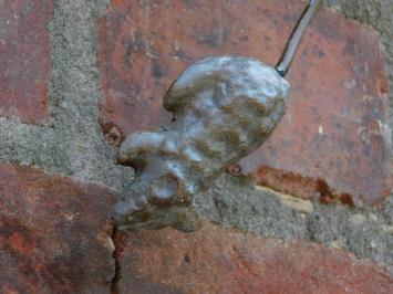Cat and Mouse Door Knocker – Coloured Cast Iron