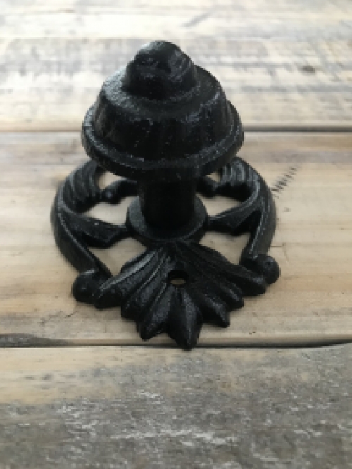 Door knob - Knob cast iron black, Model Ess