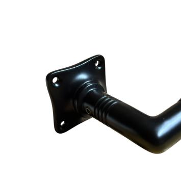 Türgarnitur schwarz – Nickel mit Ebenholz – komplett