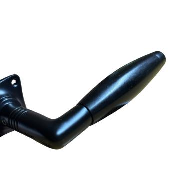 Türgarnitur schwarz – Nickel mit Ebenholz – komplett