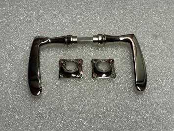 Deurbeslag set - chroom glanzend - complete deurset