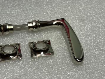 Deurbeslag set - chroom glanzend - complete deurset