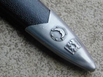 Decorative dagger Freemasonry - Black Grey Gold - with Sheath