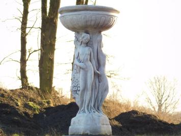 Statue with Three Women and Scale on Base - 130 cm - Full Stone