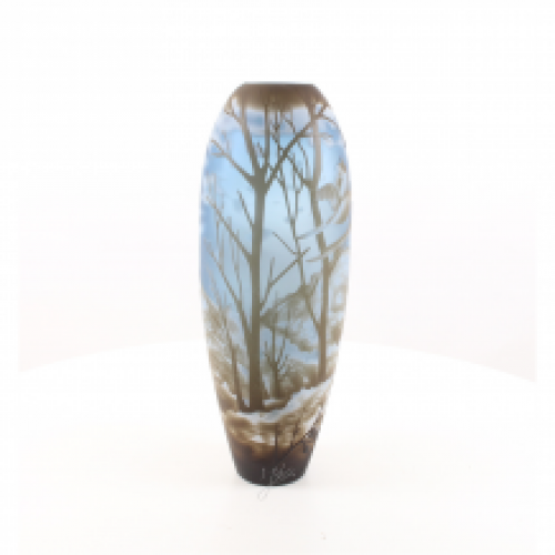 A CAMEO GLASS VASE 