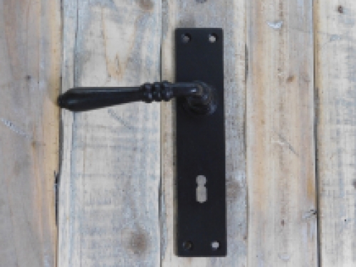 Set of door hardware - for room doors BB 72 - antique iron dark brown - classic