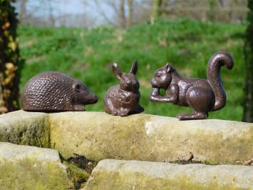 Figurine Squirrel - Brown - Cast iron