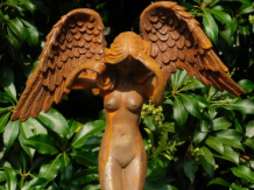 Angel standing, cast iron statue, very beautiful!