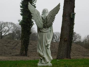 Grote biddende Engel - hand beschilderd - polystone  