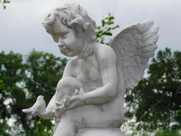Engel auf Kugel XL – 67 cm – Polystone
