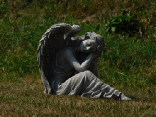 Sleeping angel - XL - polystone