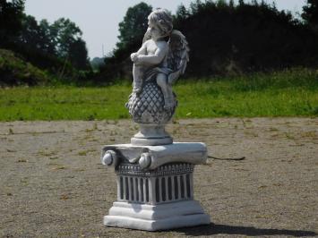 Einmalig: Engel auf Sockel - 60 cm - Stein