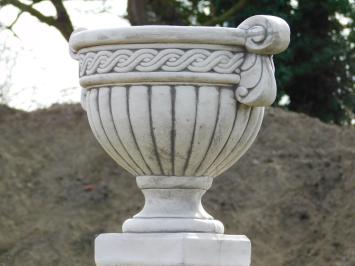 Flower pot - Goblet on Pedestal - 90 cm - Stone