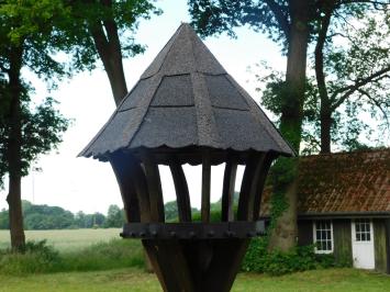 Handgemaakt Vogelvoederhuis - Robuust - 210 cm - Hout