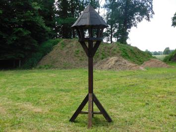 Handgemaakt Vogelvoederhuis - Robuust - 210 cm - Hout