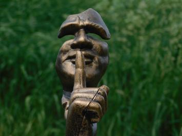 Statue The Whisperer - Bronze look - Cast iron