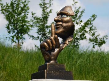 Statue The Whisperer - Bronze look - Cast iron