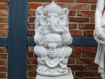 Statue Ganesha 1 - the God of Wisdom, Prosperity and Happiness - Solid Stone