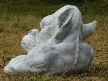 Gargoyle XL – Solid Stone – 42 cm Wide – Garden Statue