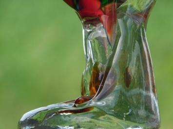 Glas geblazen Haan - Vol in Kleur - Handgemaakt