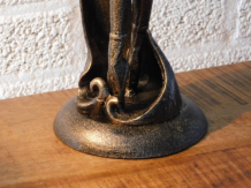 Sculptuur Ballerina - gietijzer - brons look
