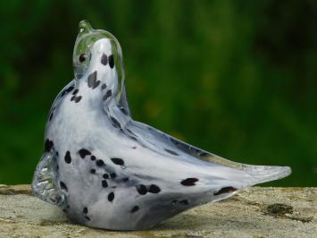 Glazen beeld Zeehond - In Kleur - Glassculptuur