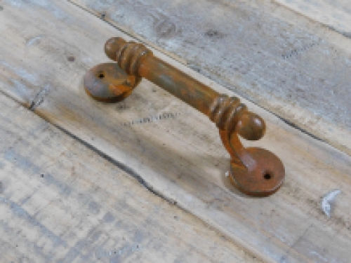 Rustikaler Türgriff / Hebel, antiker Eisengriff für Türen, Schranktüren und Schubladen