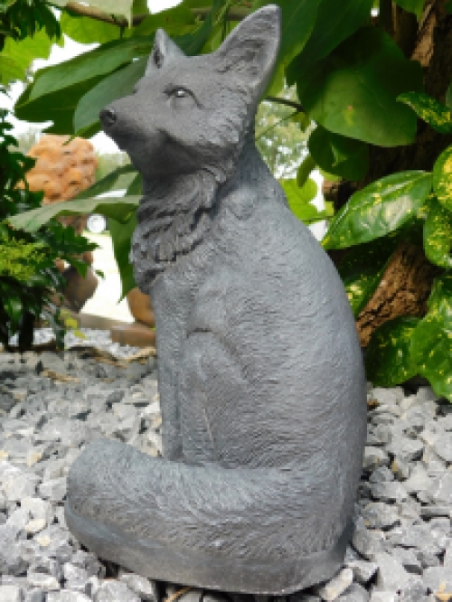 Gartendekoration Fuchs Steinskulptur, Fuchs Tierfiguren Fuchs Garten Statuen