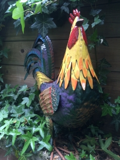 Decorative Rooster - Full in Colour - Metal
