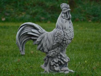 Statue Rooster - Solid Stone - Detailed