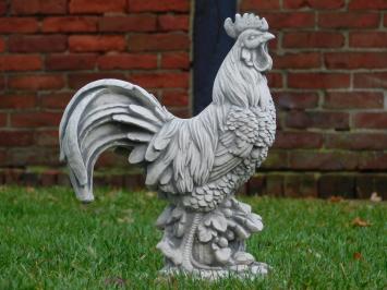 Statue Rooster - Solid Stone - Detailed