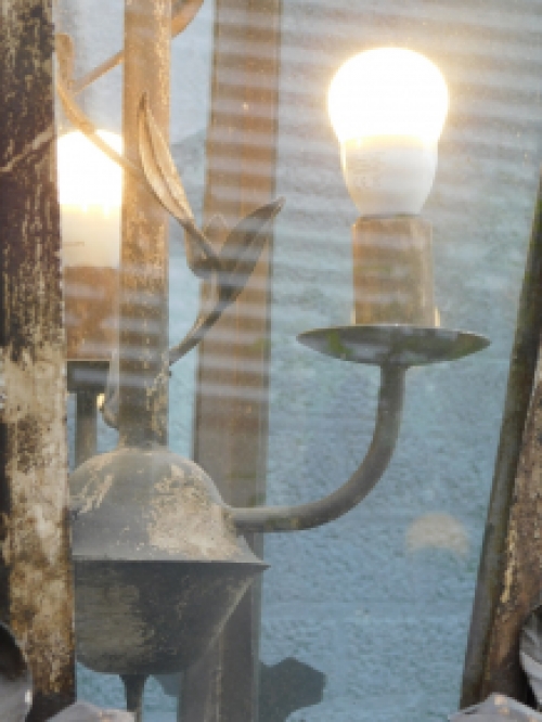 Wonderful antique hefty hanging lantern, great beautiful unique piece!!! UNIQUE SO 1 X!!!