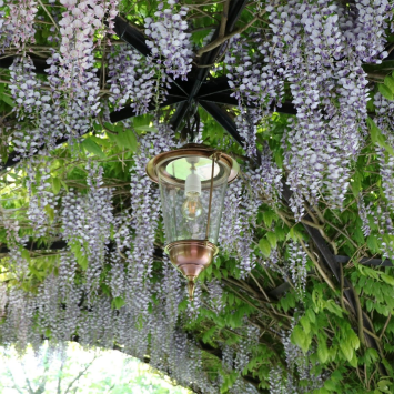 Hanglamp Sneek koper -messing - aan Ketting - 54 cm