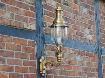 Antique wall lamp - brass/copper - outdoor lighting - nostalgic