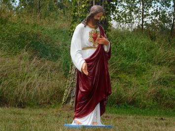 Heilig Hartbeeld Jezus XL - 113 cm - Polystone