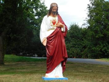 Heilig Hartbeeld Jezus XL - 113 cm - Polystone