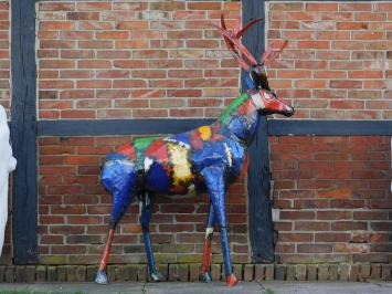 Hirsch in Farbe - 185 cm - Handgefertigt & Einzigartig