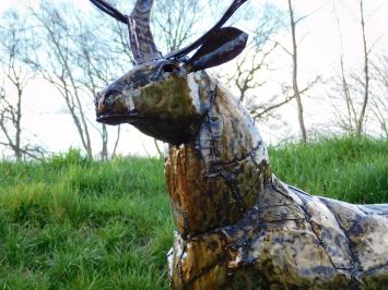 Hirsch ''Fara'' XXL - 195 cm - Handgefertigt & Einzigartig