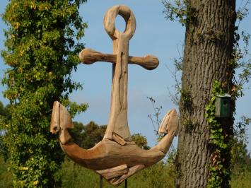 Handmade Anchor on Stand - 100 cm - Teakwood