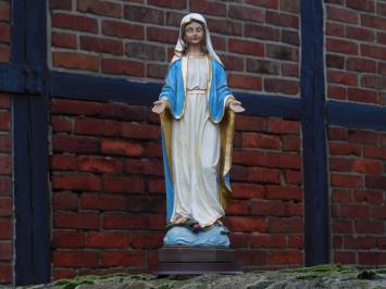 Statue of Holy Mary - polystone - in colour