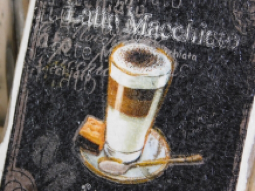 Set van 4 onderzetters Old Dutch - 'Latte Macchiato'