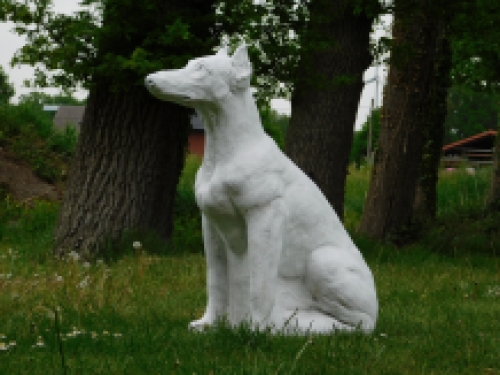 Statue dog XXL - full stone