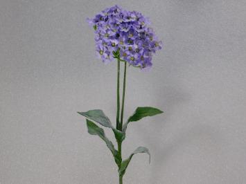 Kunstbloem Hortensia Tak - Paars - 74 cm