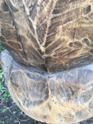 Indonesian wooden stool