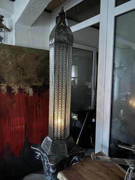 Large Metal Lantern with Glass | Standing or Hanging | Special Appearance | 110 cm high
