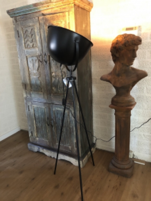 Industriele staande lamp Eliaz, metaal, prachtig design van een bekend merk!