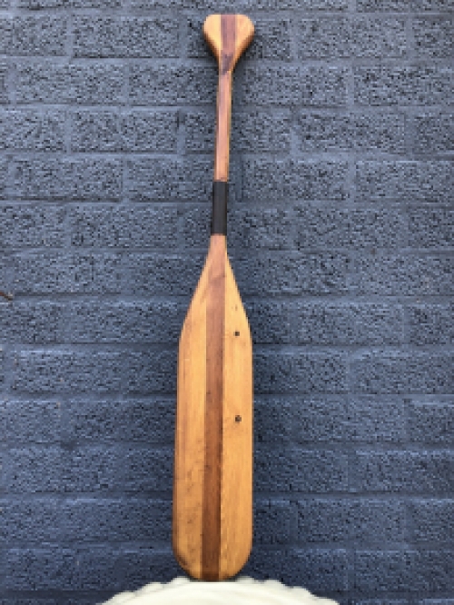 Beautiful wooden paddle, completely handmade.