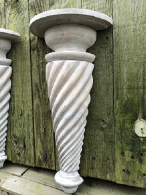 Fine, mantel console, large round snak, wall console hand carved from colonial wood, very fine!