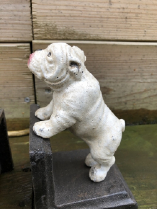 Set Bookends - Bulldog - Cast iron